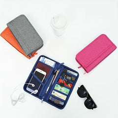Travel Document Bag for Passport and Tickets Storage