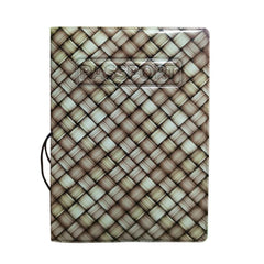 Colorful Woven Travel Document Passport Holder Case