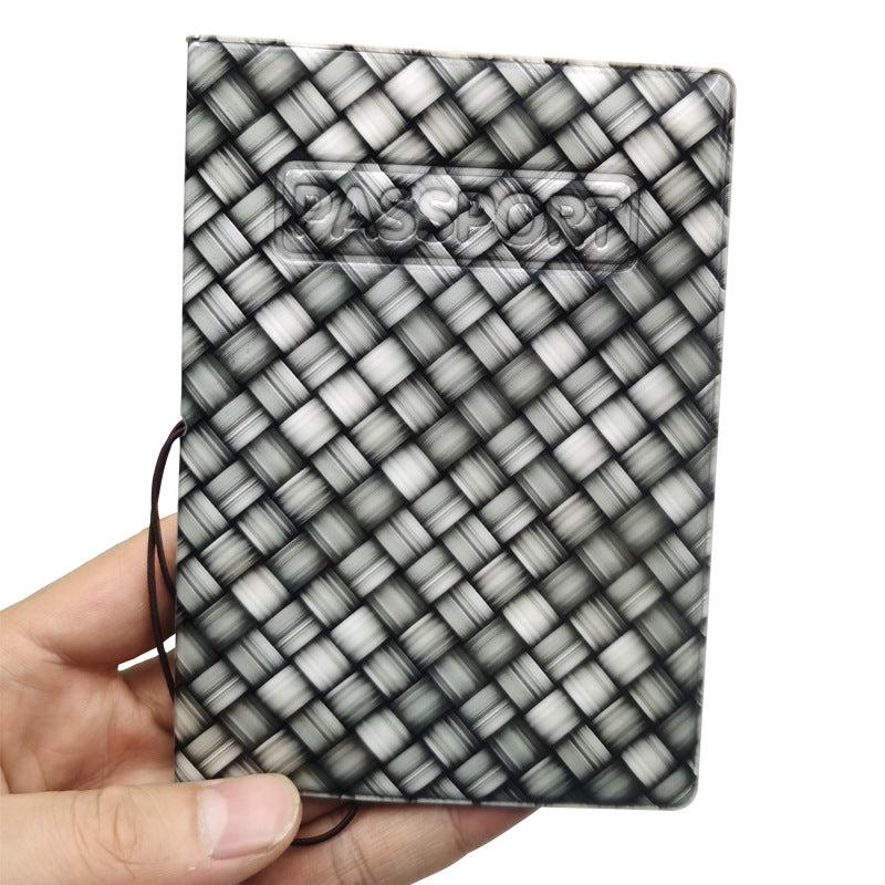 Colorful Woven Travel Document Passport Holder Case