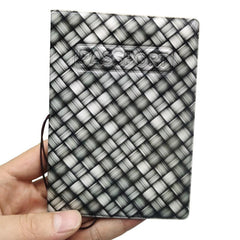 Colorful Woven Travel Document Passport Holder Case