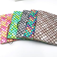 Colorful Woven Travel Document Passport Holder Case