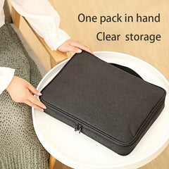 2pcs Briefcase Set for Business, Document File Holder, Commuter Bag
