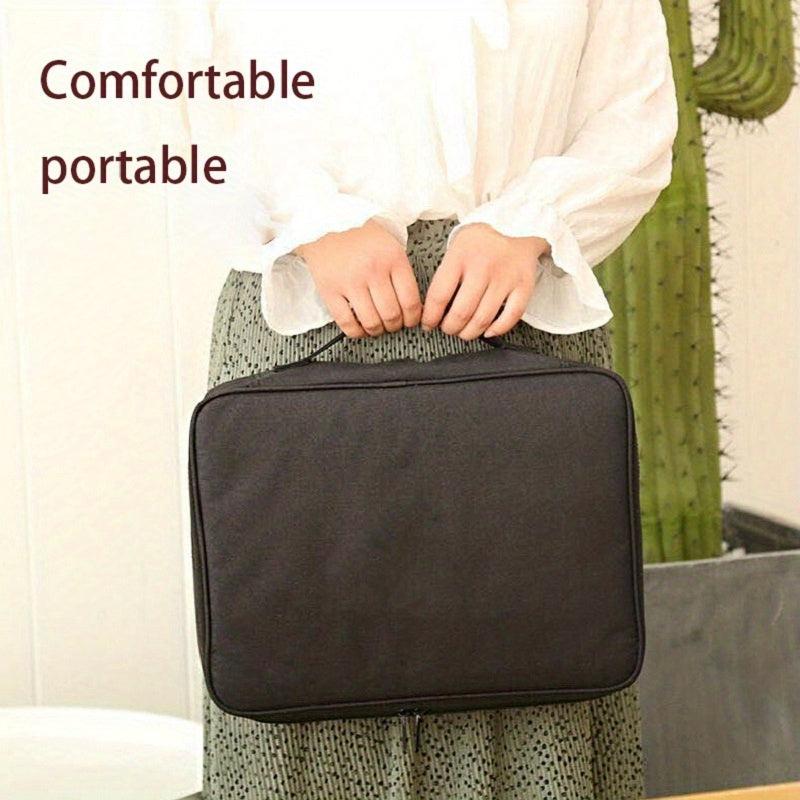 2pcs Briefcase Set for Business, Document File Holder, Commuter Bag