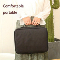 2pcs Briefcase Set for Business, Document File Holder, Commuter Bag