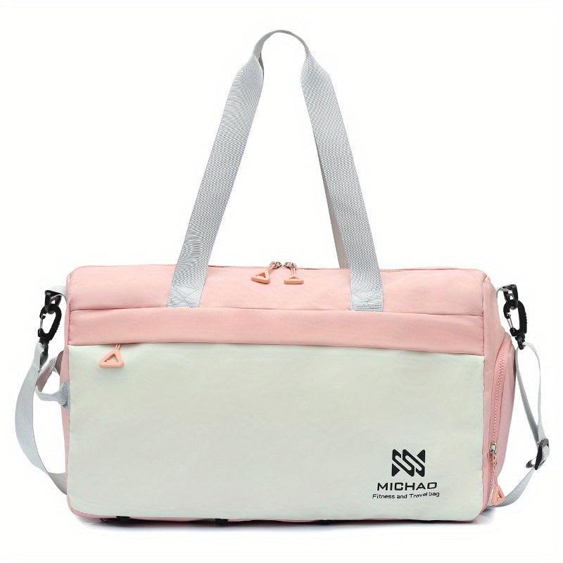 Large Capacity Sports Bag Zipper Luggage Shoulder Bag