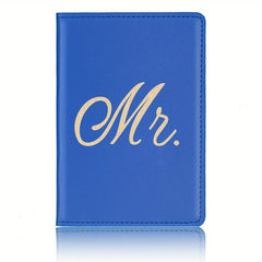 Couple Travel Passport Holder - Mr Mrs Passport Holder