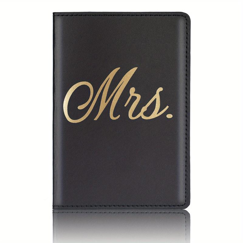 Couple Travel Passport Holder - Mr Mrs Passport Holder