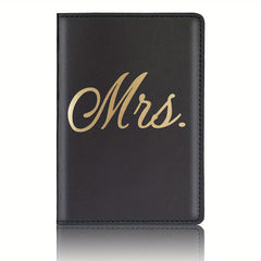 Couple Travel Passport Holder - Mr Mrs Passport Holder