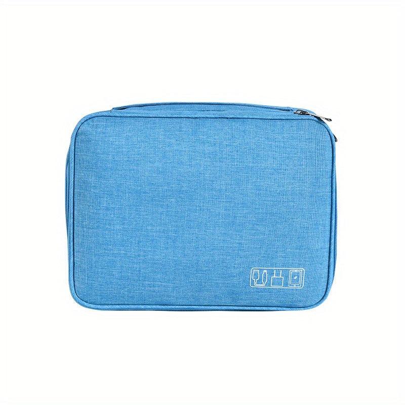 Portable Data Cable Organizer Travel Charging Headset Storage Bag