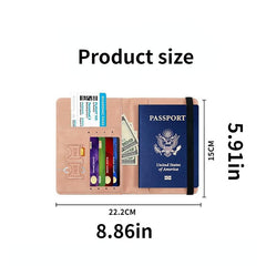 Business Passport Holder for Men and Women - Card Storage Bag