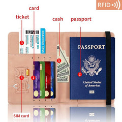 Business Passport Holder for Men and Women - Card Storage Bag
