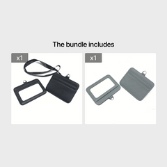 Leather Hang Tag Work Card Bag 9065
