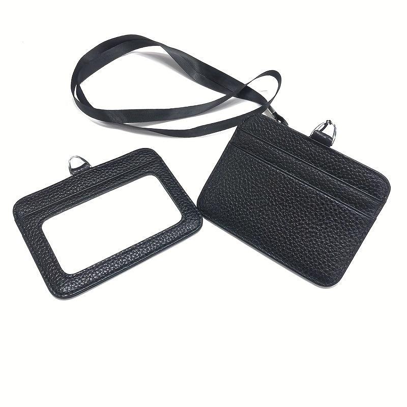 Leather Hang Tag Work Card Bag 9065