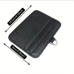 Leather Hang Tag Work Card Bag 9065