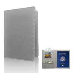 Portable PU Leather Passport Bag with Card Function