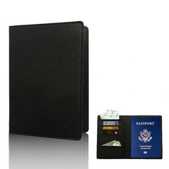 Portable PU Leather Passport Bag with Card Function