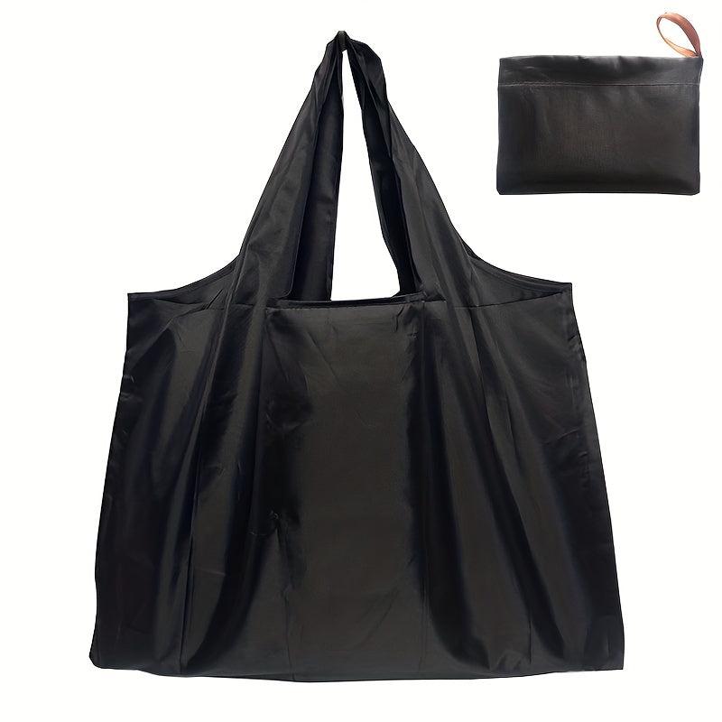 Foldable Large Capacity Shoulder Bag Eco Friendly Grocery Shopping & Travel Bag