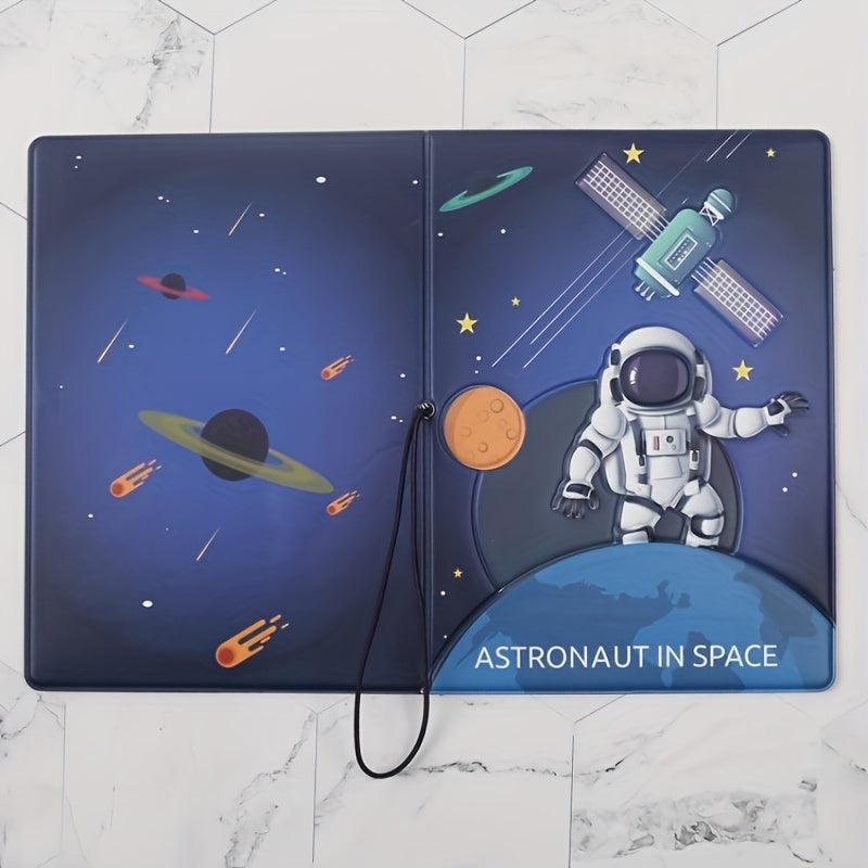 Astronaut American Flag Passport Case & Luggage Tag Set