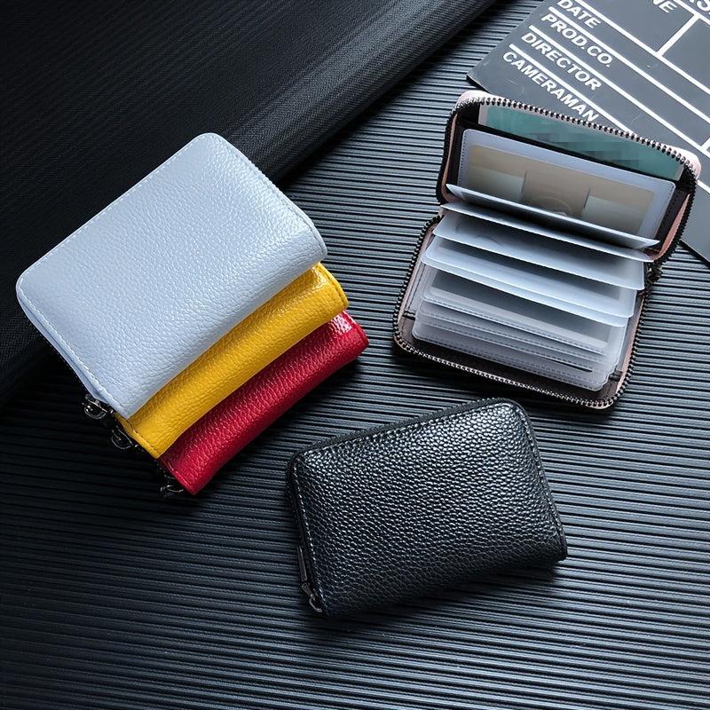 Anti theft Brush Ultra thin Wallet Zipper Coin Purse