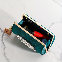 Elegent Rhinestone Tassel Chain Handbag