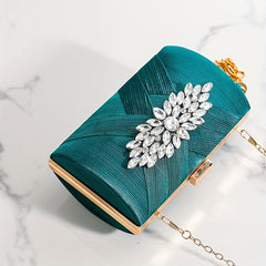 Elegent Rhinestone Tassel Chain Handbag