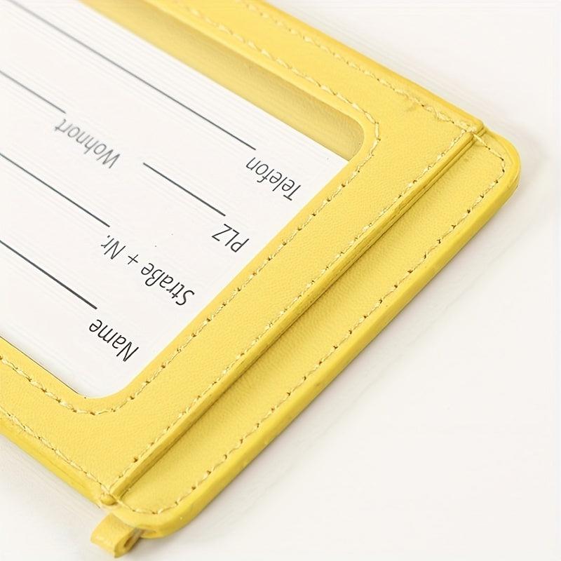 PU Leather Card Holder Bus Card Cover