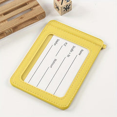 PU Leather Card Holder Bus Card Cover