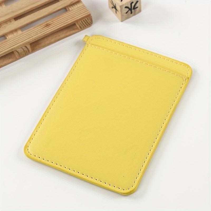 PU Leather Card Holder Bus Card Cover