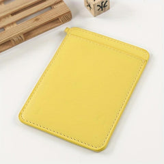 PU Leather Card Holder Bus Card Cover