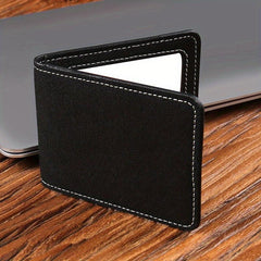Canvas Driving Licence Bag Men Thin Wallet Mini Cut Out High end Card Holder