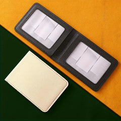 Canvas Driving Licence Bag Men Thin Wallet Mini Cut Out High end Card Holder