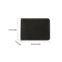 Canvas Driving Licence Bag Men Thin Wallet Mini Cut Out High end Card Holder