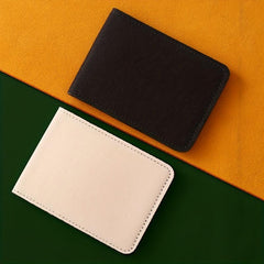 Canvas Driving Licence Bag Men Thin Wallet Mini Cut Out High end Card Holder