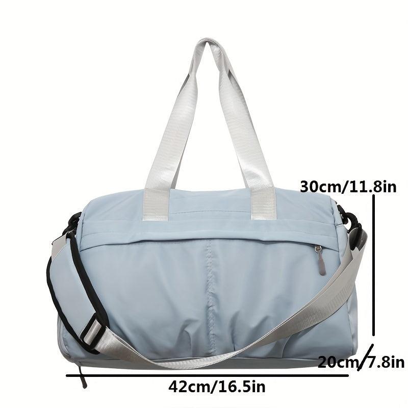 Large Sports Bag Zipper Portable Duffle Bag