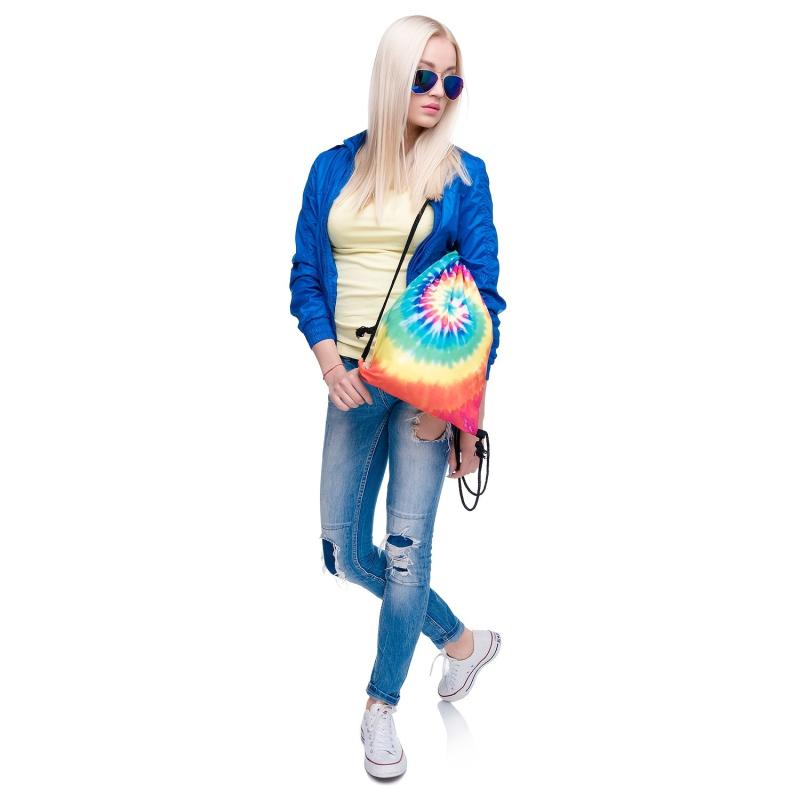 Pattern Storage Backpack Drawstring Lightweight Sports Bag