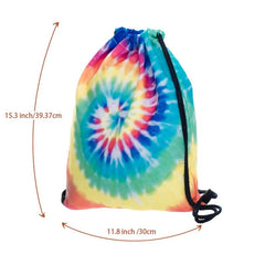 Pattern Storage Backpack Drawstring Lightweight Sports Bag