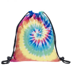 Pattern Storage Backpack Drawstring Lightweight Sports Bag