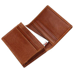 RFID Blocking Card Holder Classic Leather Anti Degaussing