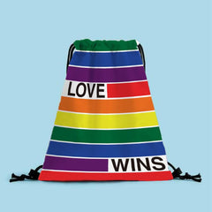 Colorful Pattern Drawstring Backapck Lightweight Storage Bag