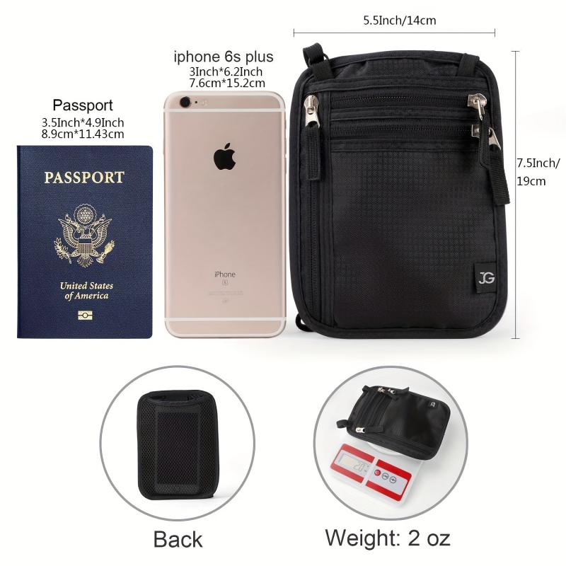 RFID Blocking Card Holder Passport Holder Travel Document Bag
