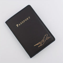 Airplane Pattern Passport Holder for Travel