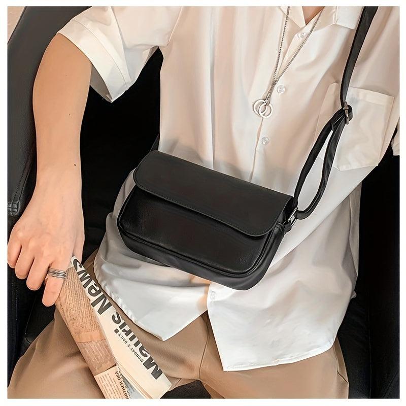 Solid Crossbody Bag Mobile Phone Bag Casual Messenger Bag