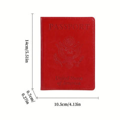 4pcs Waterproof Passport Holder Vaccination Card Holder