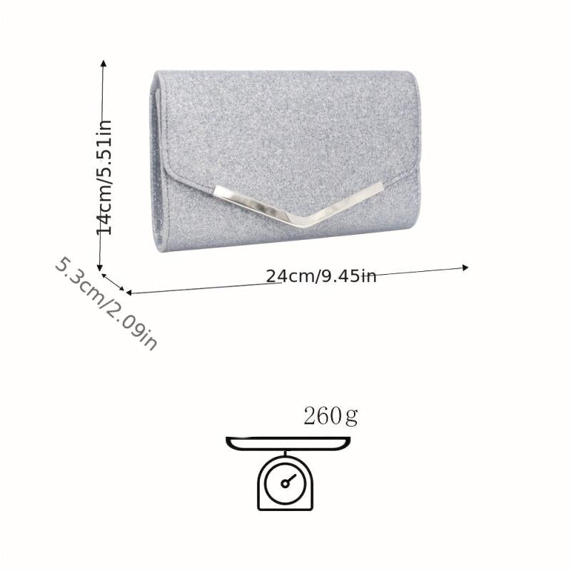 Sparkly Evening Handbags Wedding Clutch Purse Chain Bag For Prom Banquet