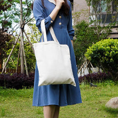 Large Capacity Canvas Tote Bag Lightweight Shoulder Bag