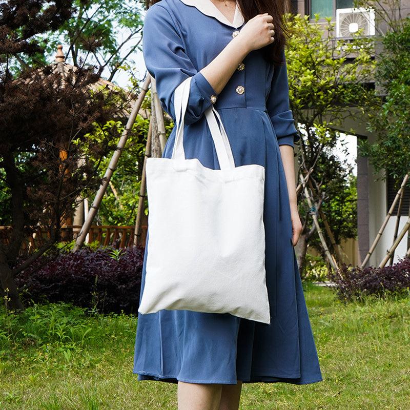 Large Capacity Canvas Tote Bag Lightweight Shoulder Bag