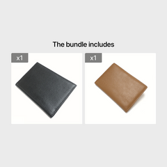 Casual Leather Passport Book And Wallet