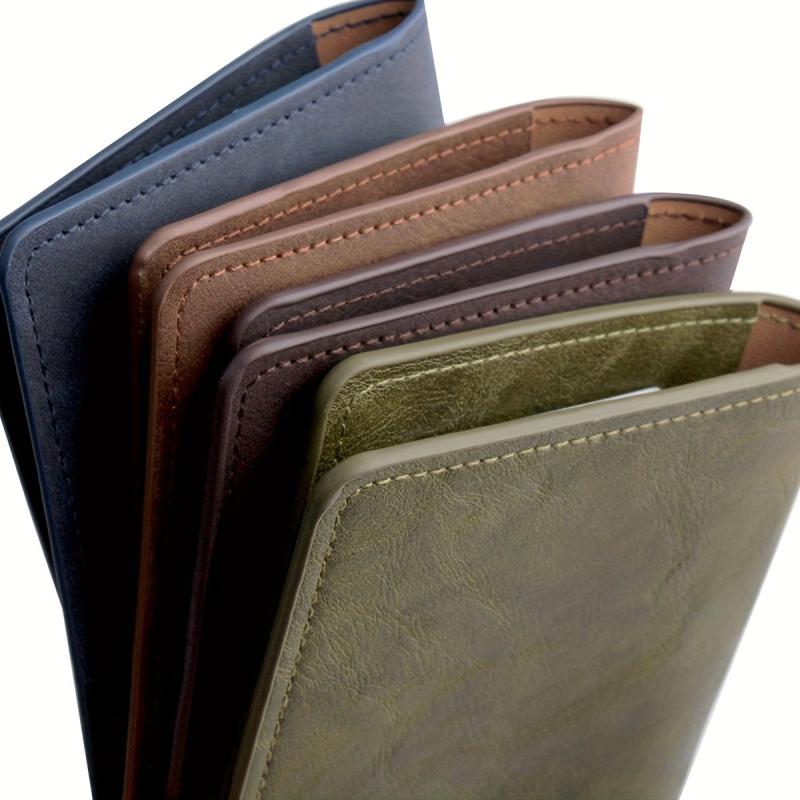 Ultra thin PU Leather Passport Cover Holder ID Card Traffic Card Holder