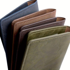 Ultra thin PU Leather Passport Cover Holder ID Card Traffic Card Holder