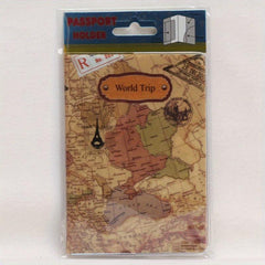 PVC World Map Passport Holder Travel Accessories